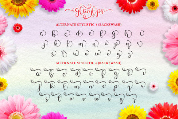 Glamlips Font Poster 10