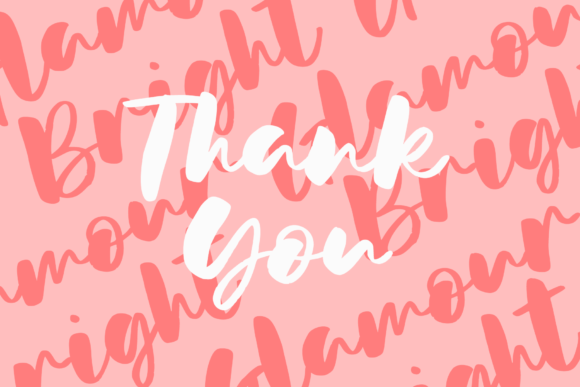Glamour Bright Font Poster 7