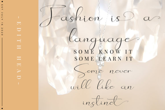 Glancing Font Poster 4