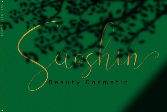 Glancing Font Poster 6