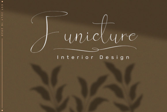 Glancing Font Poster 9