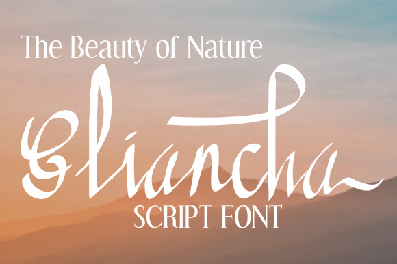 Gliancha Font Poster 1