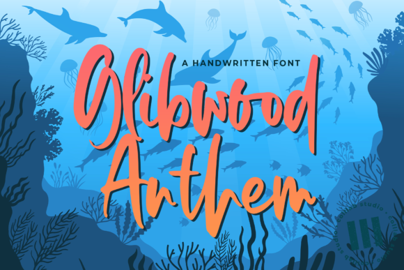 Glibwood Anthem Font