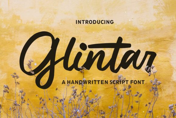 Glintar Font Poster 1