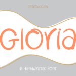 Gloria Font Poster 1