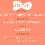 Gloria Font Poster 3