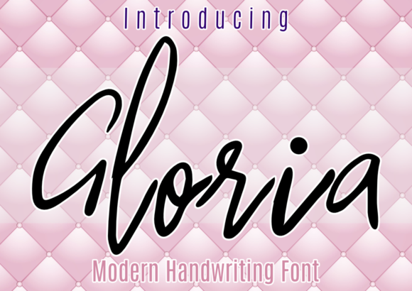 Gloria Font Poster 1