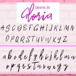 Gloria Font Poster 3