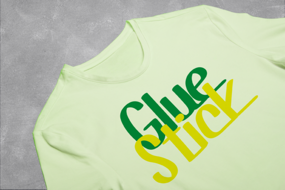 Glue Stick Font Poster 6