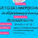 Glue Stick Font Poster 7