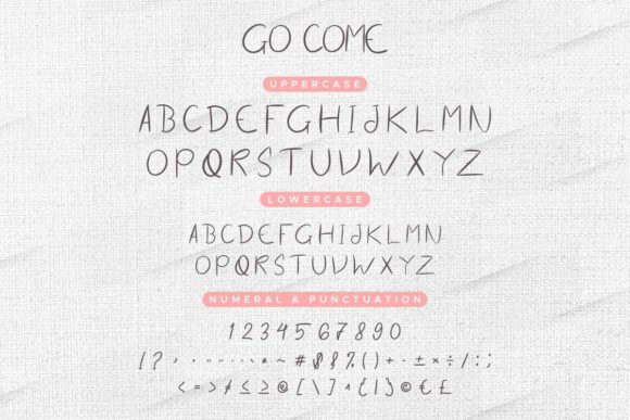 Go Come Font Poster 9