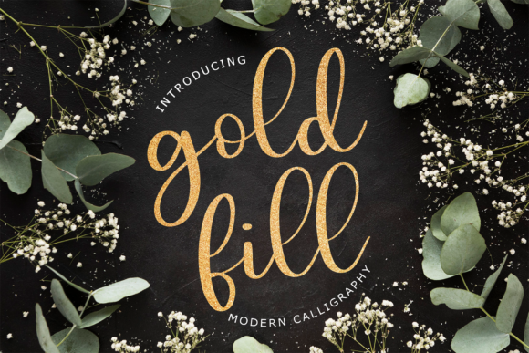 Gold Fill Font