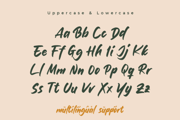 Gold Girls Font Poster 13