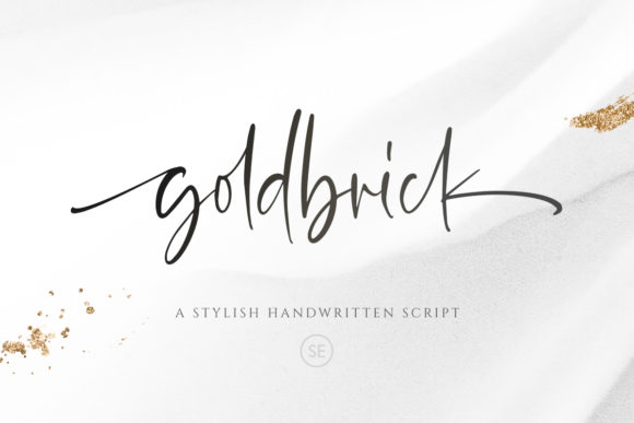Goldbrick Font Poster 1