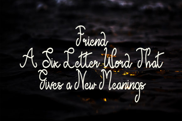 Golden Seed Font Poster 2