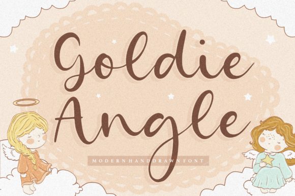Goldie Angle Font Poster 1