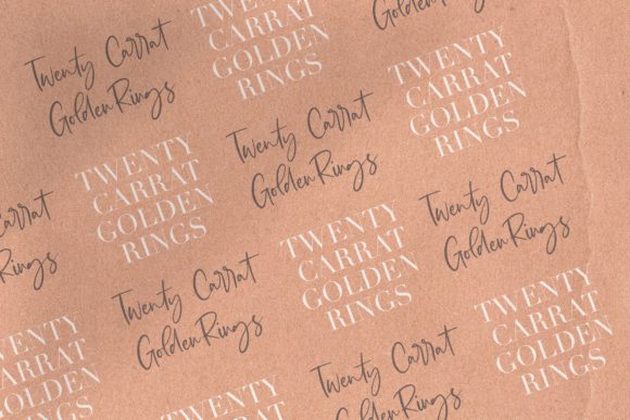 Goldie Blanket Font Poster 2