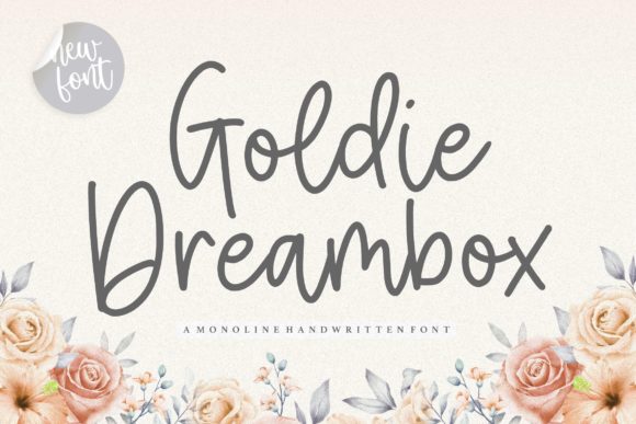 Goldie Dreambox Font Poster 1