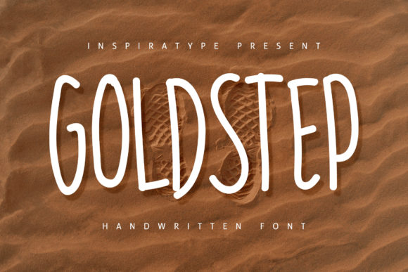 Goldstep Font Poster 1
