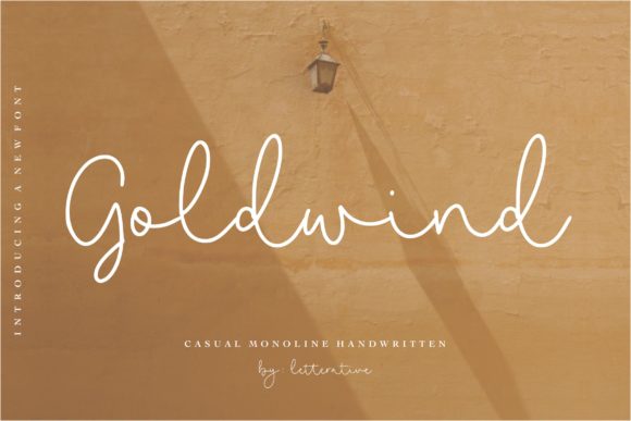 Goldwind Font Poster 1