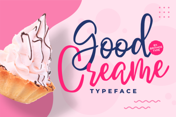 Good Creame Font Poster 1