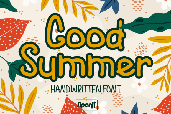 Good Summer Font Good Summer Font Poster 1