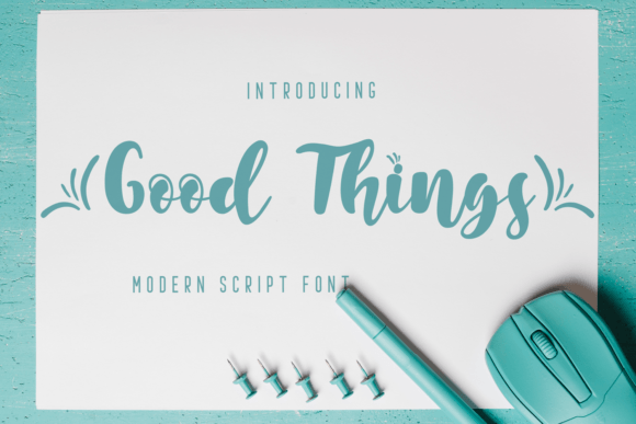 Good Things Font