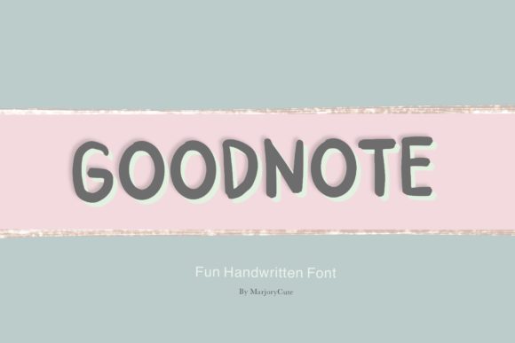 Goodnote Font Poster 1