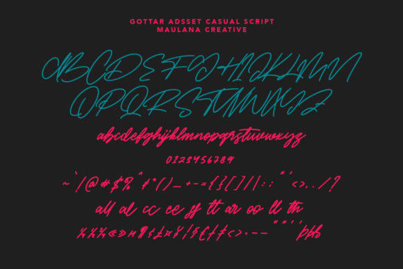 Gottar Adsset Font Poster 6