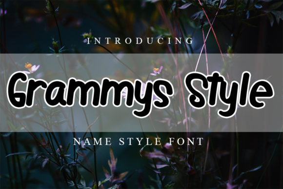 Grammys Style Font Poster 1