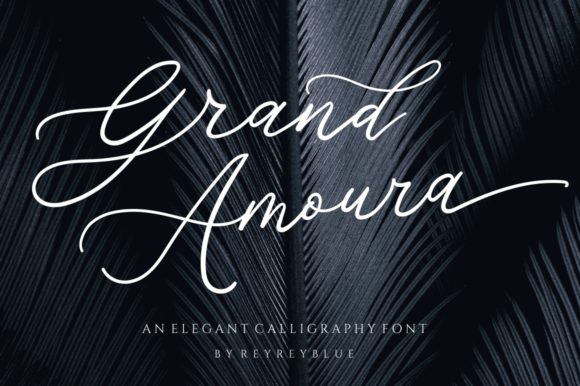 Grand Amoura Font Poster 1