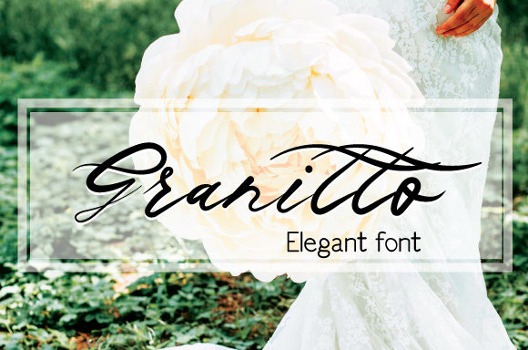 Granitto Font Poster 1