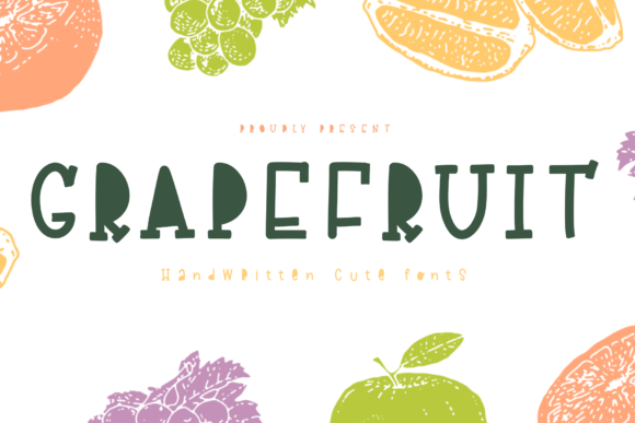 Grapefruit Font Grapefruit Font Poster 1