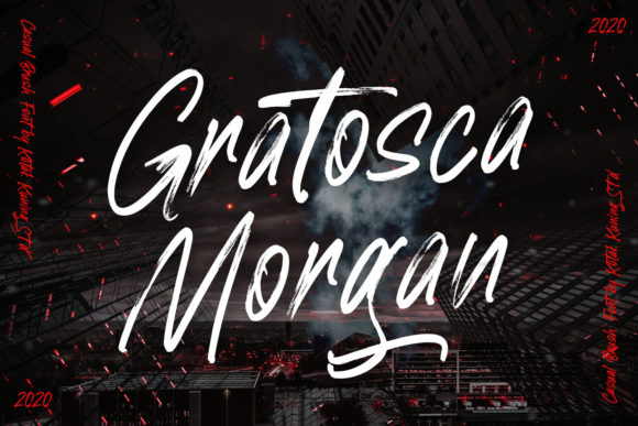 Gratosca Morgan Font Poster 1