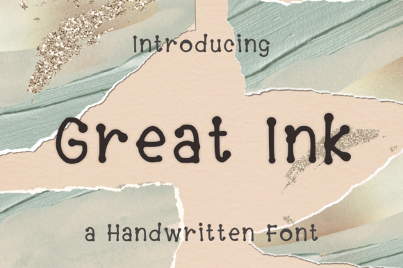 Great Ink Font Poster 1