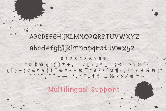 Great Ink Font Poster 3