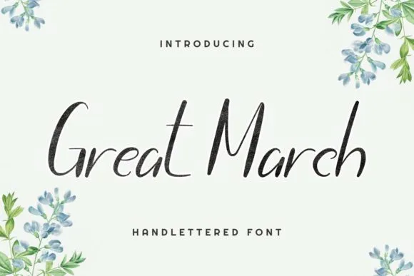 Great March Font Poster 1