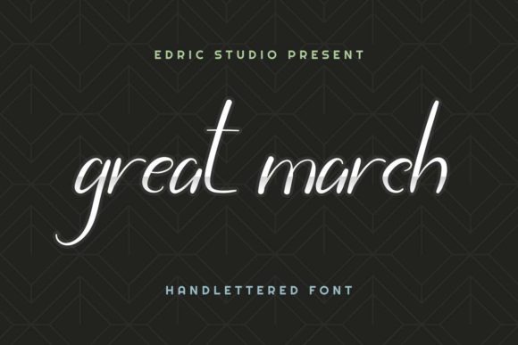 Great March Font Poster 2
