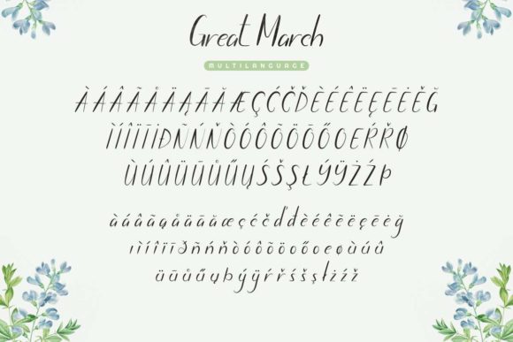 Great March Font Poster 8