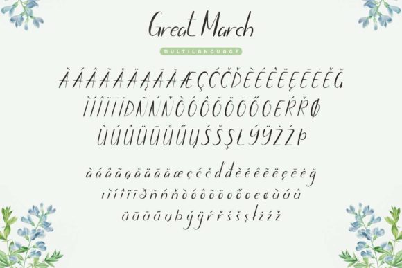 Great March Font Poster 8
