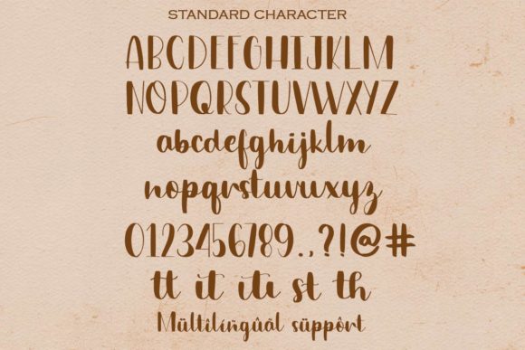 Great Meadow Font Poster 4