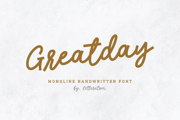 Greatday Font Poster 1