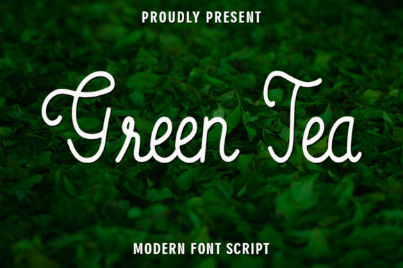 Green Tea Font Poster 1