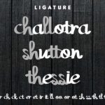Grey Cloud Font Poster 6