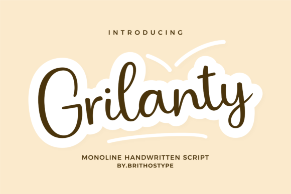 Grilanty Font Grilanty Font Poster 1