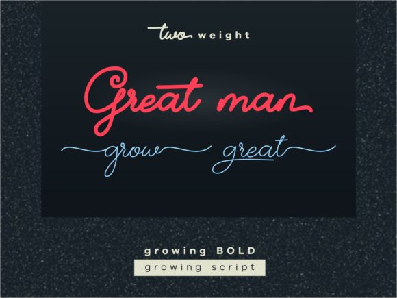 Growing Font Poster 2