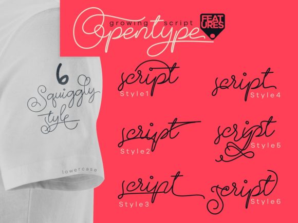 Growing Font Poster 4