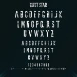 Guest Star Font Poster 4