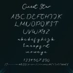 Guest Star Font Poster 8