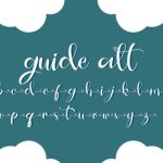 Guide Lovely Font Poster 8